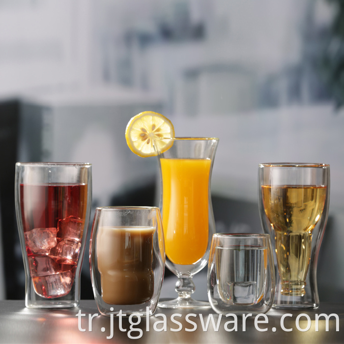 Double Layered Borosilicate Cups